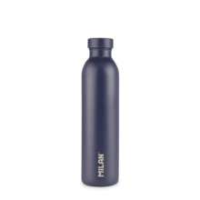 Milan Coleccion 430 Botella Isotermica 0.59L - Doble Pared de Acero Inoxidable - Liquidos Calientes hasta 12h, Frios hasta 24h -