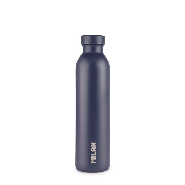 Milan Coleccion 430 Botella Isotermica 0.59L - Doble Pared de Acero Inoxidable - Liquidos Calientes hasta 12h, Frios hasta 24h -