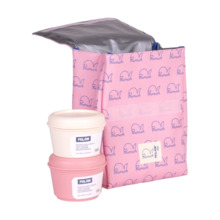 Milan Coleccion 460 Bolsa Isotermica Porta Alimentos 3,5L - Incluye 2 Recipientes para Alimentos de 0,25L - Interior Aislante Te