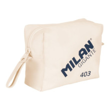 Milan Serie 1918 Gigante 403 Neceser de Gran Capacidad - TamaÃ±o 27x20x11cm - 2 Compartimentos Interiores - Cierre de Cremallera