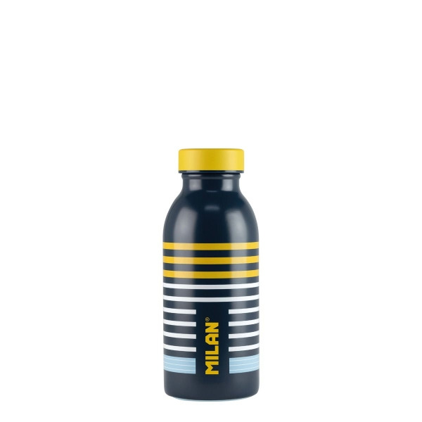 Milan Serie Especial Swims Botella Isotermica 0.35L - Doble Pared de Acero Inoxidable - Liquidos Calientes hasta 12h, Frios hast