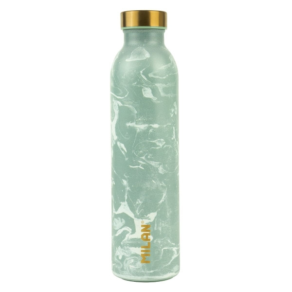 Milan Serie Lava Botella Isotermica 0.59L - Doble Pared de Acero Inoxidable - Liquidos Calientes hasta 12h, Frios hasta 24h - Co