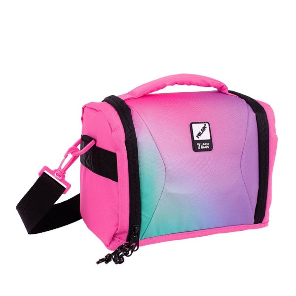 Milan Sunset Bolsa Isotermica Porta Alimentos 5L - Interior Aislante Termico - Apertura Total - Correa Regulable y Extraible - C