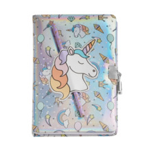 Miquel Rius Back2Fun Diario Secreto Holografico Unicornio - Cierre con Candado - Lapiz Incluido
