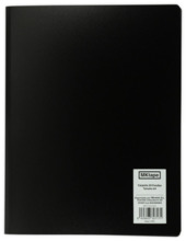 MKtape Carpeta con 20 Fundas Portadocumentos - TamaÃ±o A4 - Color Negro