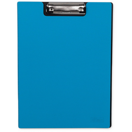MKtape Carpeta de Plastico con Clip Superior y Tapa - Tamaño A4 - Color Azul