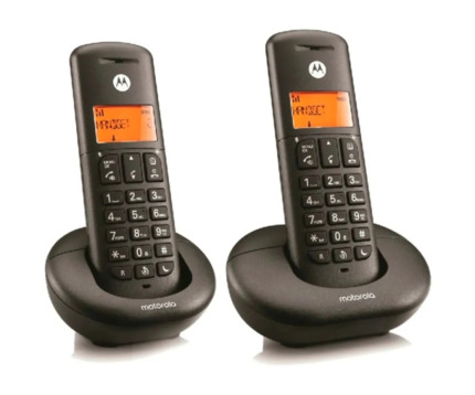 Motorola E202 Telefono Inalambrico Dect + 1 Supletorio - Identificador de Llamada - Contestador - Manos Libres