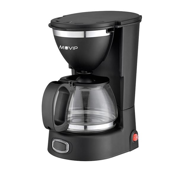 Muvip Cafetera de Goteo - Eléctrica - 650W - Funcion antigoteo - Filtro Permanente Abatible - Indicador Nivel de Agua - Contene
