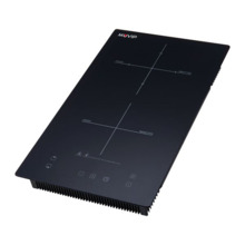 Muvip Cocina de Induccion Doble 2000W - 10 Niveles de Potencia - Apta para Encastrar o Sobremesa - Temporizador - Control contra