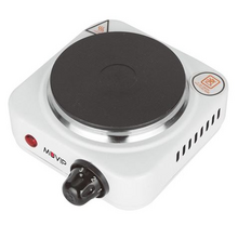 Muvip Cocina Electrica de 1 Placa 500W - 5 Niveles de Potencia - Termostato con Sistema de Seguridad