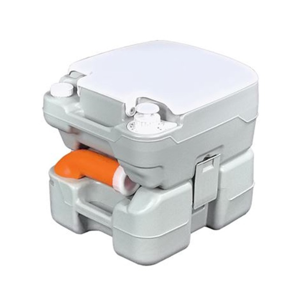 Muvip Inodoro Quimico Portatil 20 Litros con Nivel - Color Blanco (2)