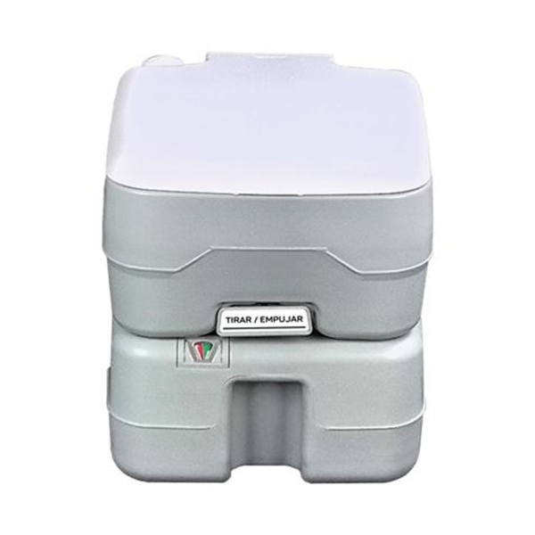 Muvip Inodoro Quimico Portatil 20 Litros con Nivel - Color Blanco (3)