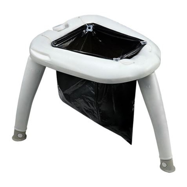 Muvip Inodoro Seco Portatil 4 Litros + Pulverizador - Color Blanco (1)