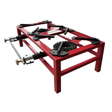 Muvip MV0629 Hornillo a Gas Portatil Reforzado - Quemador de Hierro Fundido - Potencia 15kW - Llave de Regulacion de Gas - Compa