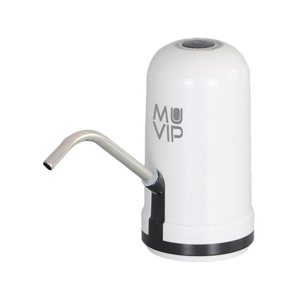 Muvip MV0636 Dispensador de Agua Portatil - Adaptadores para Garrafas de Hasta 20 Litros - Bateria Recargable - Compacto - Indic