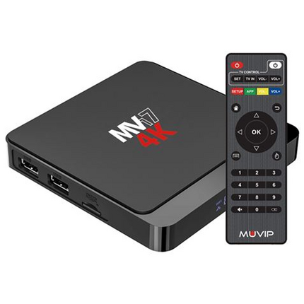 Muvip MV17 Mini PC Smart TV 4K 5G - Android 10 - Quad-Qore - 2GB RAM - 16GB ROM