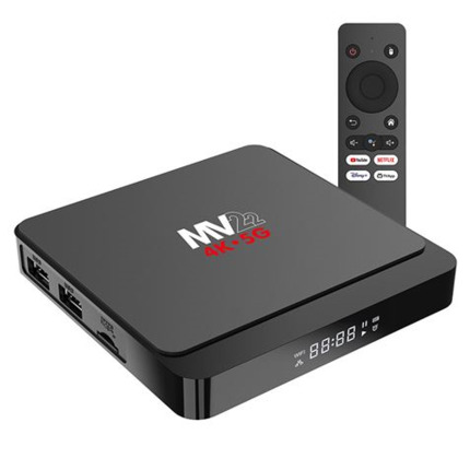 Muvip MV22 Mini PC Smart TV 4K 5G - Android 14 - Quad Core - 2GB RAM - 16GB - Color Negro