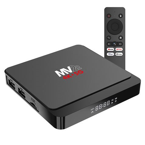 Muvip MV22 Mini PC Smart TV 4K 5G - Android 14 - Quad Core - 2GB RAM - 16GB - Color Negro