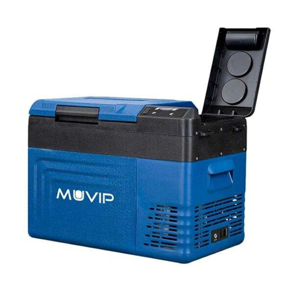 Muvip Nevera Compresor Portatil Blue 24 Litros - Asas de transporte - Compresor silencioso - Color Azul (2)