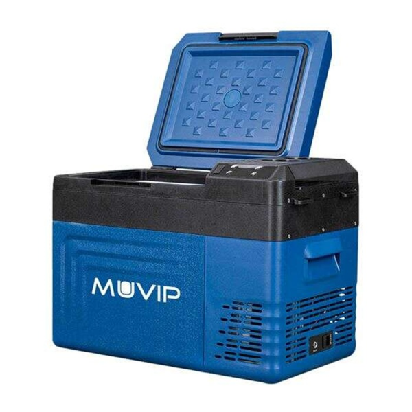 Muvip Nevera Compresor Portatil Blue 24 Litros - Asas de transporte - Compresor silencioso - Color Azul (3)