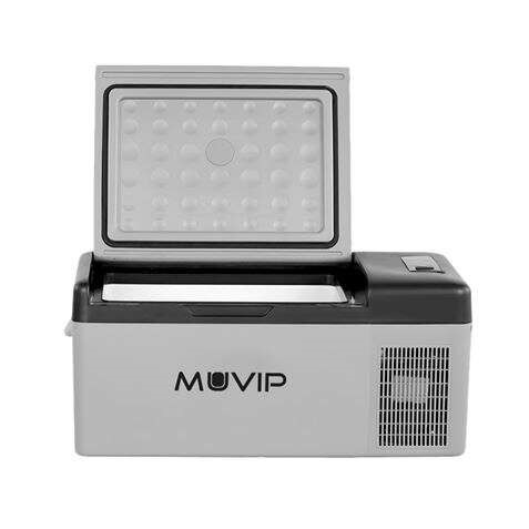 Muvip Nevera Portatil con Compresor 15L Bluetooth, USB - Temperatura -20º/+20º - Conexion 12/24/220V - Consumo 45W - Proteccio