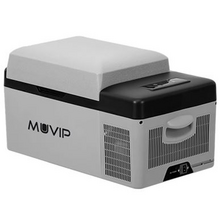 Muvip Nevera Portatil de Compresor 20L - Luz LED Interior - Proteccion Bateria Vehiculo - Temperatura -20º/+20º - Conexion 12/24