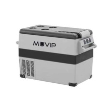 Muvip Nevera Portatil de Compresor 45L - Luz LED Interior - Proteccion Bateria Vehiculo - Temperatura -20Âº/+20Âº - Conexion 12/