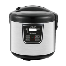 Muvip Olla a Presion Electrica - 5 Litros - 11 Programas Disponibles - 900W - Display LED - Acero Inoxidable - Totalmente Desmon