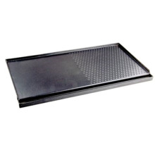 Muvip Plancha De Asar para Cocina Portatil - Zona Recoge Grasa - Bordes Antisalpicaduras - Revestimiento Antiadherente - Ideal p