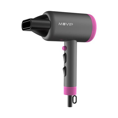 Muvip Pro Luxe Secador de Pelo 2000W - Motor DC - 2 Velocidades y 3 Temperaturas - Boton Aire Frio - Difusor de Aire - Cable 1,8