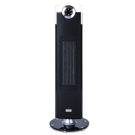Newteck Rhapsody Calefactor Ceramico 2500W - 2 Niveles de Potencia - Temporizador - Oscilacion - Mando a Distancia - Color Negro