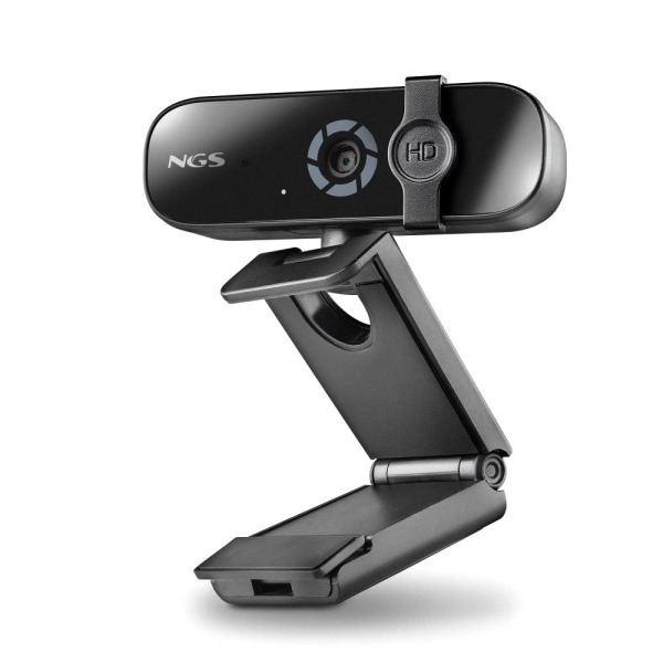 NGS XpressCam 2000 Webcam FullHD 2K USB 2.0 - Microfono Multidireccional - Filtro de Privacidad - Amplio Campo de Vision - Cable