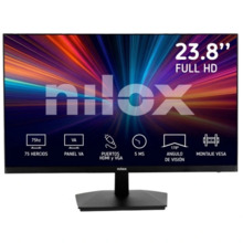 Nilox Monitor 24" NXM24FHD11 LED IPS FullHD - 16:9 - VGA, HDMI - 5ms -  Color Negro