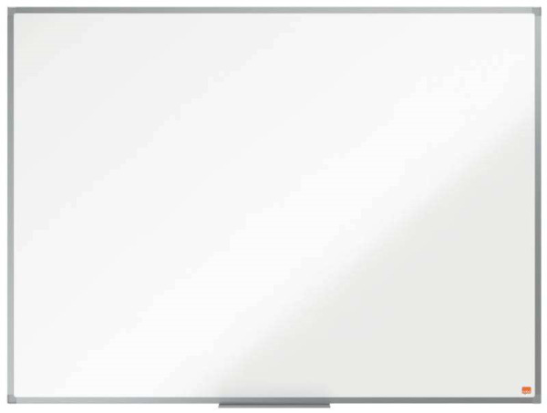 Nobo Essence Pizarra Magnetica de Acero Vitrificado 1200x900mm - Montaje en Esquinas - Superficie de Borrado Superior - Color Bl