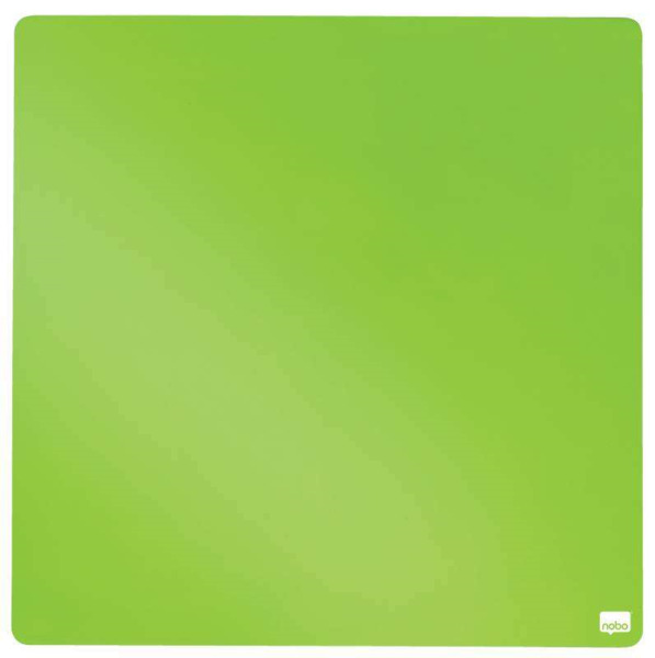 Nobo Tile Mini Pizarra Magnetica 360x360mm - sin Marco - Almohadillas Adhesivas e Imanes - Diseño Creativo y Colorido - Color V