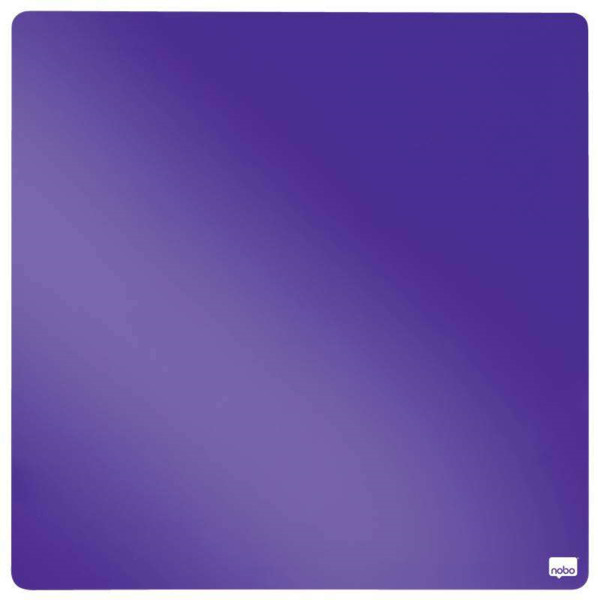 Nobo Tile Mini Pizarra Magnetica 360x360mm - sin Marco - Almohadillas Adhesivas e Imanes - Diseño Creativo y Colorido - Color V