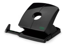 Novus B 230 re+new Perforadora de Papel - Perfora hasta 30 Hojas - Fabricada con Plastico Reciclado - Escala de Tope - Vaciado F