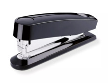 Novus B 7A Grapadora de Sobremesa + Caja de 200 Grapas 24/6 - Grapa hasta 30 Hojas - Grapado Cerrado, Abierto y Clavado - Color