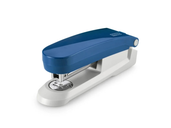 Novus Evolution E 20 Grapadora de Sobremesa + Caja de 200 Grapas 24/6 - Hasta 20 Hojas - Grapado Cerrado, Abierto y Clavado - Co