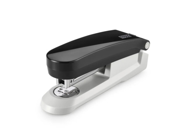 Novus Evolution E 20 Grapadora de Sobremesa + Caja de 200 Grapas 24/6 - Hasta 20 Hojas - Grapado Cerrado, Abierto y Clavado - Co