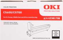 OKI C5600/C5700 Negro Tambor de Imagen Original - 43381708 (Drum)