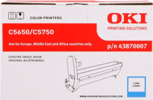 OKI C5650/C5750 Cyan Tambor de Imagen Original - 43870007 (Drum)