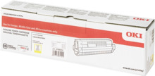 OKI C824/C834/C844 Amarillo Cartucho de Toner Original - 47095701