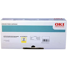 OKI Executive ES7460/ES7470/ES7480 Amarillo Cartucho de Toner Original - 45396213