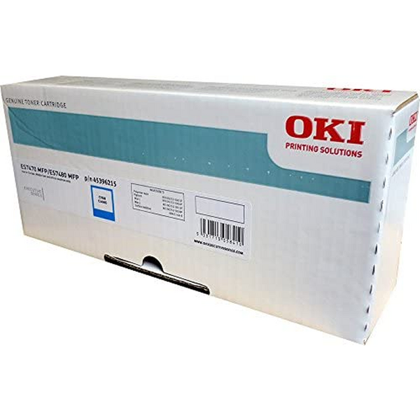 OKI Executive ES7460/ES7470/ES7480 Cyan Cartucho de Toner Original - 45396215