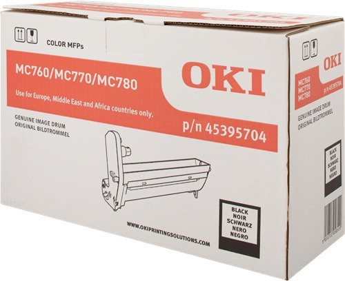 OKI MC760/MC770/MC780 Negro Tambor de Imagen Original - 45395704