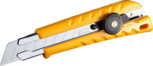 Olfa L-1 Cutter con Bloqueo de Trinquete - EmpuÃ±adura de Plastico - Canal de Acero Inoxidable