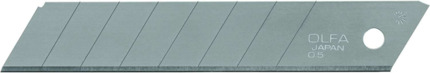 Olfa Pack de 10 Cuchillas de Respuesto para Cuters Olfa - 8 Segmentos - Ancho 18mm