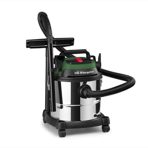 Orbegozo APS 1400 Aspirador Potente y Eficiente - Potencia de 1380W - Doble Filtrado Hepa - Deposito Metalico de 20L - Funcion S