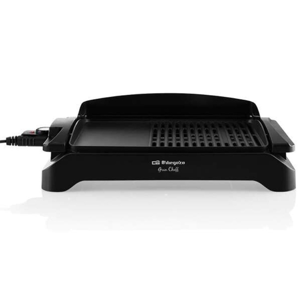Orbegozo BC 4000 Barbacoa Electrica de Sobremesa - Potente y Versatil para Grandes Reuniones - Doble Zona de Grill y Plancha - F (1)